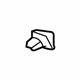 Toyota 76865-0D030 Spoiler Assembly Retainer, Rear