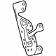 Toyota 86211-0R050 Radio Mount Bracket, Passenger Side
