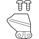 Toyota 81193-62020 Repair Bracket, Upper Passenger Side