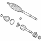Toyota 43420-10310 Axle Assembly, Driver Side