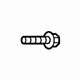 Toyota 90080-10087 Bearing Support Mount Bolt, Upper Passenger Side