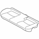 Toyota 71075-WB004 Cushion Cover, Black/Gray, Rear