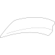 Toyota SU003-08972 Molding, Blue, Outside Driver Side