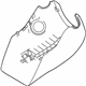 Toyota 45287-F4010-C2 Lower Column Cover