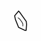 Toyota 58338-47010 Side Trim Panel Bracket, Driver Side