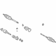 Toyota 43420-20493 Axle Assembly, Front Driver Side