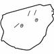 Toyota 67841-0C090 Water Shield, Passenger Side