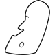 Toyota 71844-08070-C0 Inner Cover, Driver Side