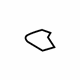 Toyota 58743-0C040 Hood Cushion, Rear