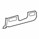 Toyota 55046-0C080-B0 Lower Trim Panel, Gray, Driver Side