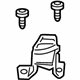 Toyota 81193-12120 Repair Bracket, Upper Passenger Side