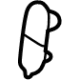 Toyota 12353-25010 Side Mount Bracket Cap, Passenger Side