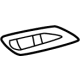 Toyota 75573-0C060 Lift Gate Glass Trim, Passenge Side