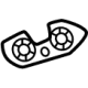 Toyota 68825-0C010 Lift Gate Glass Plate, Passenge Side