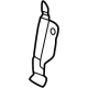 Toyota 61673-47020 Inner Wheelhouse Lower Extension, Passenger Side