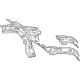 Toyota 61707-47900 Upper Reinforcement, Inner Passenger Side