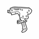 Toyota 86457-42010 Module Bracket, Driver Side