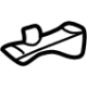 Toyota 67845-62010 Door Shell Seal, Passenger Side