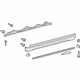 Toyota 75805-35140-A1 Rocker Molding, White Pearl, Passenger Side