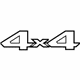 Toyota 75473-04070 Nameplate, Dark Chrome, Rear