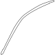 Toyota SU003-08601 Upper Molding, Passenger Side