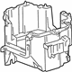 Toyota 88502-35130 Case Assembly, Lower