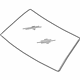 Toyota 56111-04090 Windshield, Front