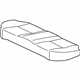 Toyota 71075-02A40-J0 Cushion Cover, Rear