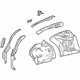 Toyota 53701-10390 Apron Assembly, Passenger Side