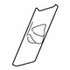 Toyota 73024-12020-B0 Anchor Plate, Gray, Driver Side