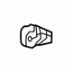 Toyota 52156-0D040 Side Support, Driver Side