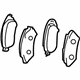 Toyota 04466-60161 Pad Kit, Disc Brake, Rear