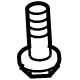 Toyota 90105-A0449 Control Arm Bracket Bolt