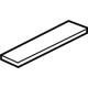 Toyota 75631-0R010-C3 Upper Cover, Black, Passenger Side
