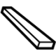 Toyota 76872-48050 Spoiler Protector, Rear