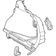 Toyota 64730-42290-C0 Lower Quarter Trim, Passenger Side