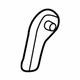 Toyota 72507-74010-C0 Recline Lever, Passenger Side