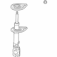 Toyota 48530-09897 Strut, Rear Passenger Side