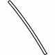 Toyota 75573-47100 Side Molding, Rear