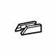 Toyota 72137-F4010 Track End Cover