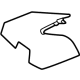 Toyota 62487-62020-C0 Inner Cover, Passenger Side