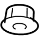 Toyota 90178-A0082 Strut Mount Nut, Passenger Side
