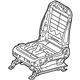Toyota 71120-60510 Seat Frame, Driver Side