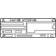 Toyota 88723-62020 A/C Label