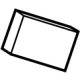 Toyota 67811-62010 Inner Quarter Panel Pad, Front