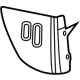 Toyota 61645-62010 Rear Extension, Passenger Side