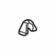 Toyota 53737-02020 Upper Plate, Passenger Side