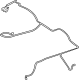 Toyota 86101-0EB20 Antenna Cable, Center