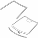 Toyota 56101-06172 Windshield, Front