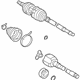 Toyota 43420-12590 Axle Assembly, Driver Side